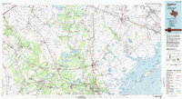 ANGLETON, TX HISTORICAL MAP GEOPDF 30X60