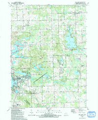 LAKE ORION, MI HISTORICAL MAP GEOPDF 7.5