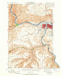 CLARKSTON, WA-ID HISTORICAL MAP GEOPDF 1