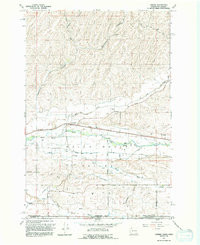LOWDEN, WA-OR HISTORICAL MAP GEOPDF 7.5X
