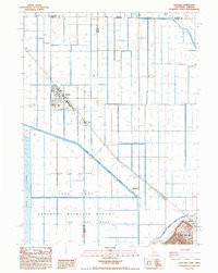 TULELAKE, CA-OR HISTORICAL MAP GEOPDF 7.