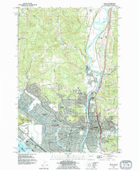 KELSO, WA-OR HISTORICAL MAP GEOPDF 7.5X7