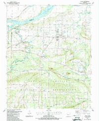 LAVACA, AR HISTORICAL MAP GEOPDF 7.5X7.5