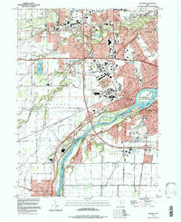 MAUMEE, OH HISTORICAL MAP GEOPDF 7.5X7.5