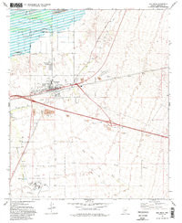 GILA BEND, AZ HISTORICAL MAP GEOPDF 7.5X
