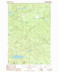 CARR POND, ME HISTORICAL MAP GEOPDF 7.5X