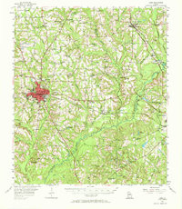 CAIRO, GA HISTORICAL MAP GEOPDF 15X15 GR