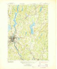 LEWISTON, ME HISTORICAL MAP GEOPDF 15X15
