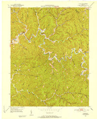 GUAGE, KY HISTORICAL MAP GEOPDF 7.5X7.5