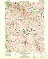 MIDWAY, KY HISTORICAL MAP GEOPDF 7.5X7.5