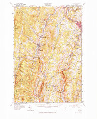 BARRE, VT HISTORICAL MAP GEOPDF 15X15 GR