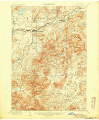 AU SABLE FORKS, NY HISTORICAL MAP GEOPDF
