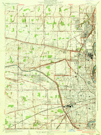 ROCHESTER WEST, NY HISTORICAL MAP GEOPDF
