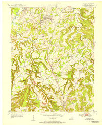 LEWISBURG, KY HISTORICAL MAP GEOPDF 7.5X