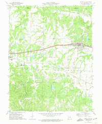 WRIGHT CITY, MO HISTORICAL MAP GEOPDF 7.