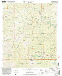 NOGAL PEAK, NM HISTORICAL MAP GEOPDF 7.5