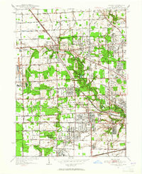 SYLVANIA, OH-MI HISTORICAL MAP GEOPDF 7.