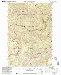 NEZ PERCE PEAK, ID-MT HISTORICAL MAP GEO