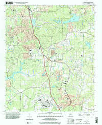 HAMPTON, GA HISTORICAL MAP GEOPDF 7.5X7.