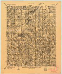 GUTHRIE, OK HISTORICAL MAP GEOPDF 15X15
