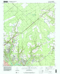 KELLUM, NC HISTORICAL MAP GEOPDF 7.5X7.5