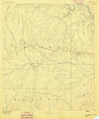 EDEN, TX HISTORICAL MAP GEOPDF 30X30 GRI
