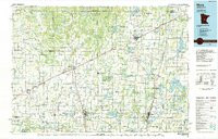 MORA, MN HISTORICAL MAP GEOPDF 30X60 GRI
