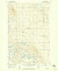 VASHTI, ND HISTORICAL MAP GEOPDF 7.5X7.5