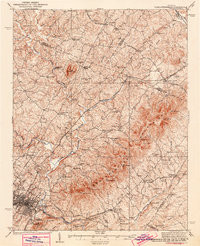 CHARLOTTESVILLE, VA HISTORICAL MAP GEOPD