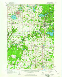 FREMONT, MI HISTORICAL MAP GEOPDF 15X15