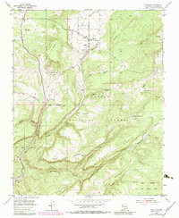 CANJILON, NM HISTORICAL MAP GEOPDF 7.5X7