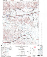 HAYFIELD, CA HISTORICAL MAP GEOPDF 15X15