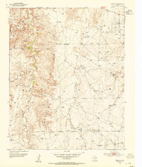 BORGER SE, TX HISTORICAL MAP GEOPDF 7.5X