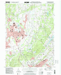 QUAKERTOWN, PA HISTORICAL MAP GEOPDF 7.5