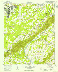 DUNAWAY MOUNTAIN, AL HISTORICAL MAP GEOP