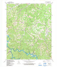 REDBUSH, KY HISTORICAL MAP GEOPDF 7.5X7.