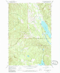 SEELEY LAKE WEST, MT HISTORICAL MAP GEOP