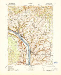 FRENCHTOWN, NJ-PA HISTORICAL MAP GEOPDF