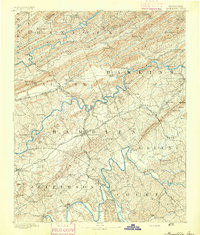MORRISTOWN, TN HISTORICAL MAP GEOPDF 30X