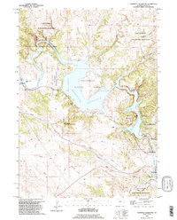 GUERNSEY RESERVOIR, WY HISTORICAL MAP GE