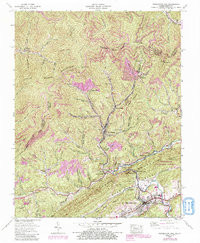 PENNINGTON GAP, VA-KY HISTORICAL MAP GEO