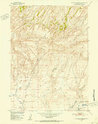 MCCLEARY RESERVOIR, WY HISTORICAL MAP GE