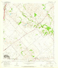 UHLAND, TX HISTORICAL MAP GEOPDF 7.5X7.5