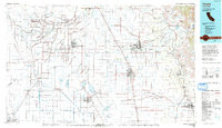 VISALIA, CA HISTORICAL MAP GEOPDF 30X60