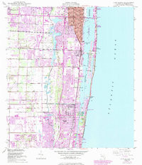 LAKE WORTH, FL HISTORICAL MAP GEOPDF 7.5