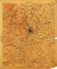 AUSTIN, TX HISTORICAL MAP GEOPDF 30X30 G