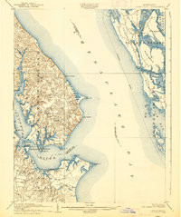 DRUM POINT, MD HISTORICAL MAP GEOPDF 15X