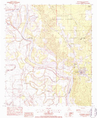 MONTGOMERY, LA HISTORICAL MAP GEOPDF 7.5