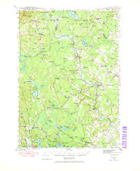 BUXTON, ME HISTORICAL MAP GEOPDF 15X15 G