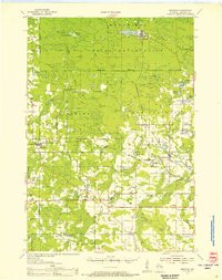 GRESHAM, WI HISTORICAL MAP GEOPDF 15X15